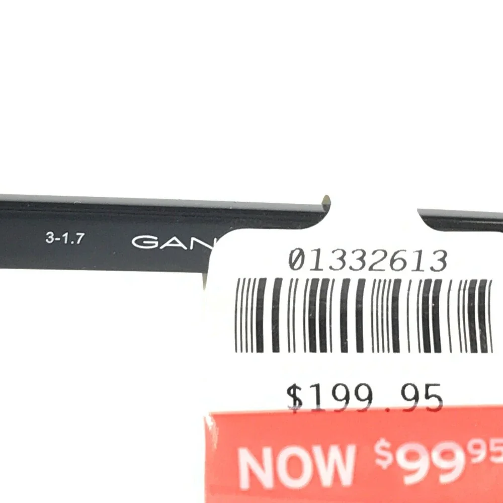 Gant Sunglasses GA7092 01A Black Round Frames with Purple Lenses 55-18-145